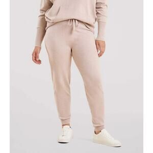 NUUDS Luxe Knit Joggers in Doe Tan Size Large
